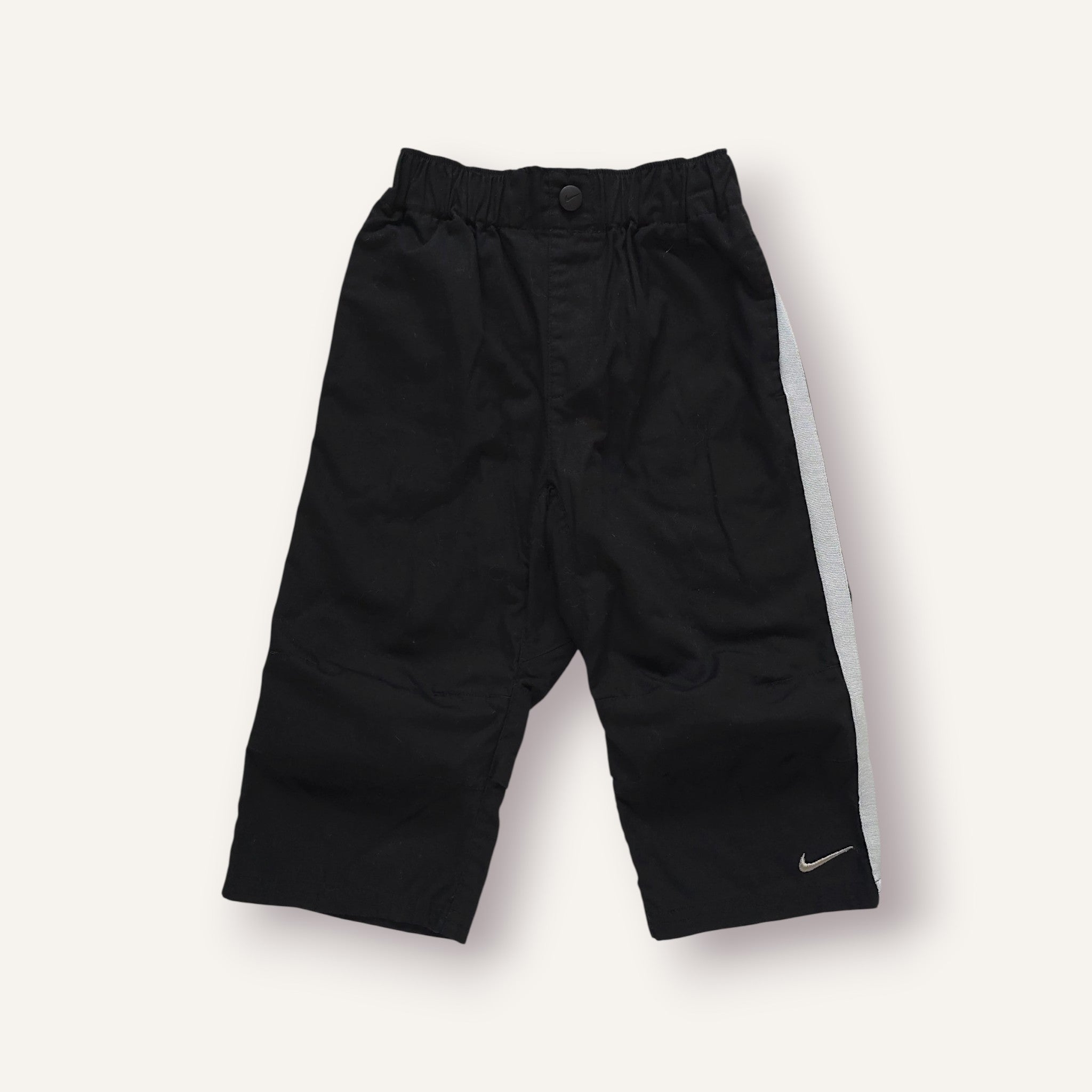 Y2K Nike Black & Silver Straight-Leg Pants (BNWT) (4T)