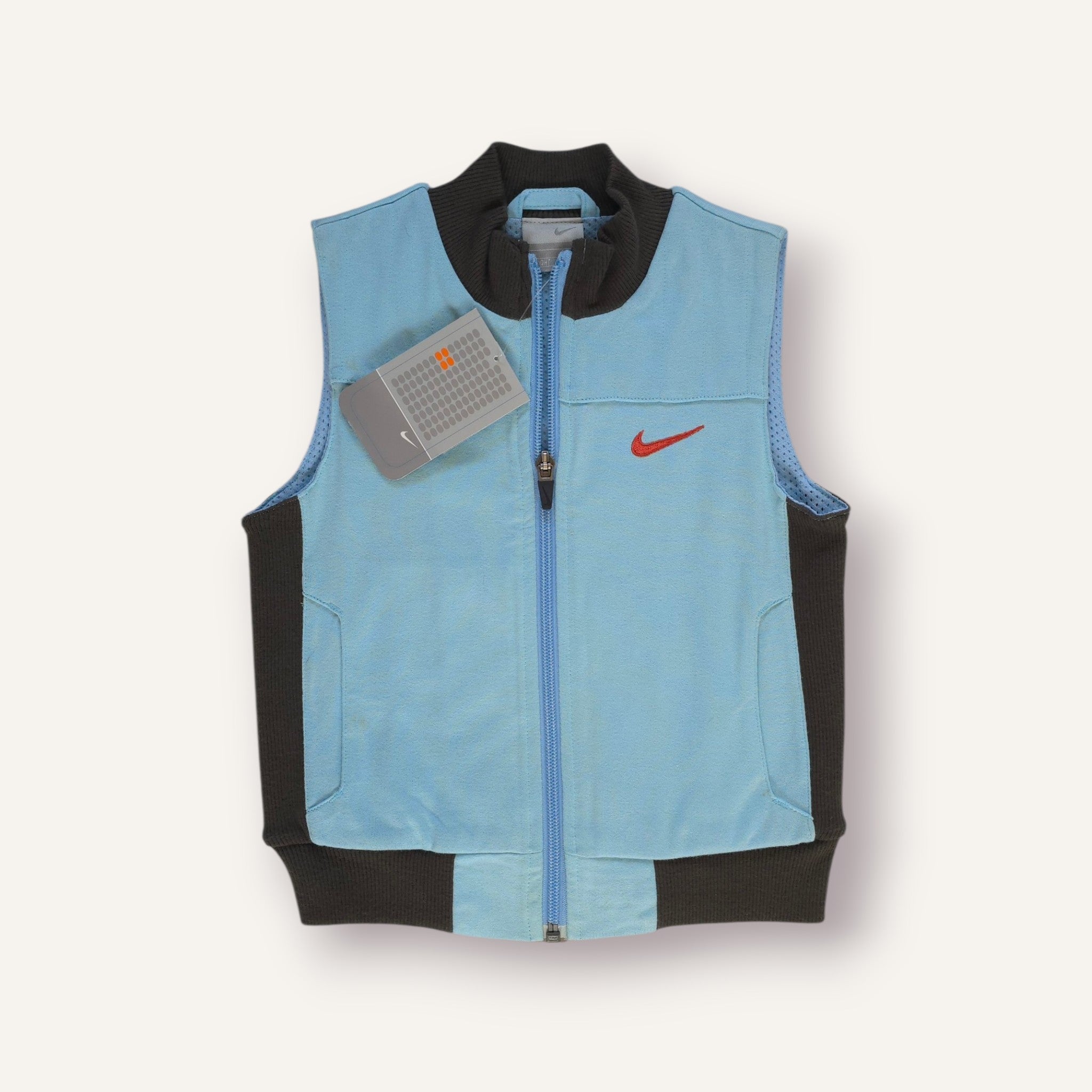 Y2K Blue and Brown Nike Vest (BNWT) (2T)