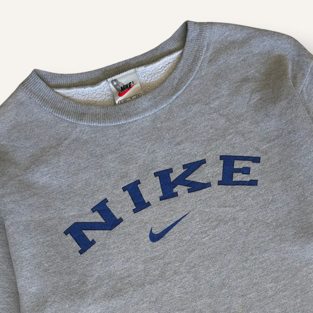 90s Nike Grey Crewneck w Navy Detailing (7/8)