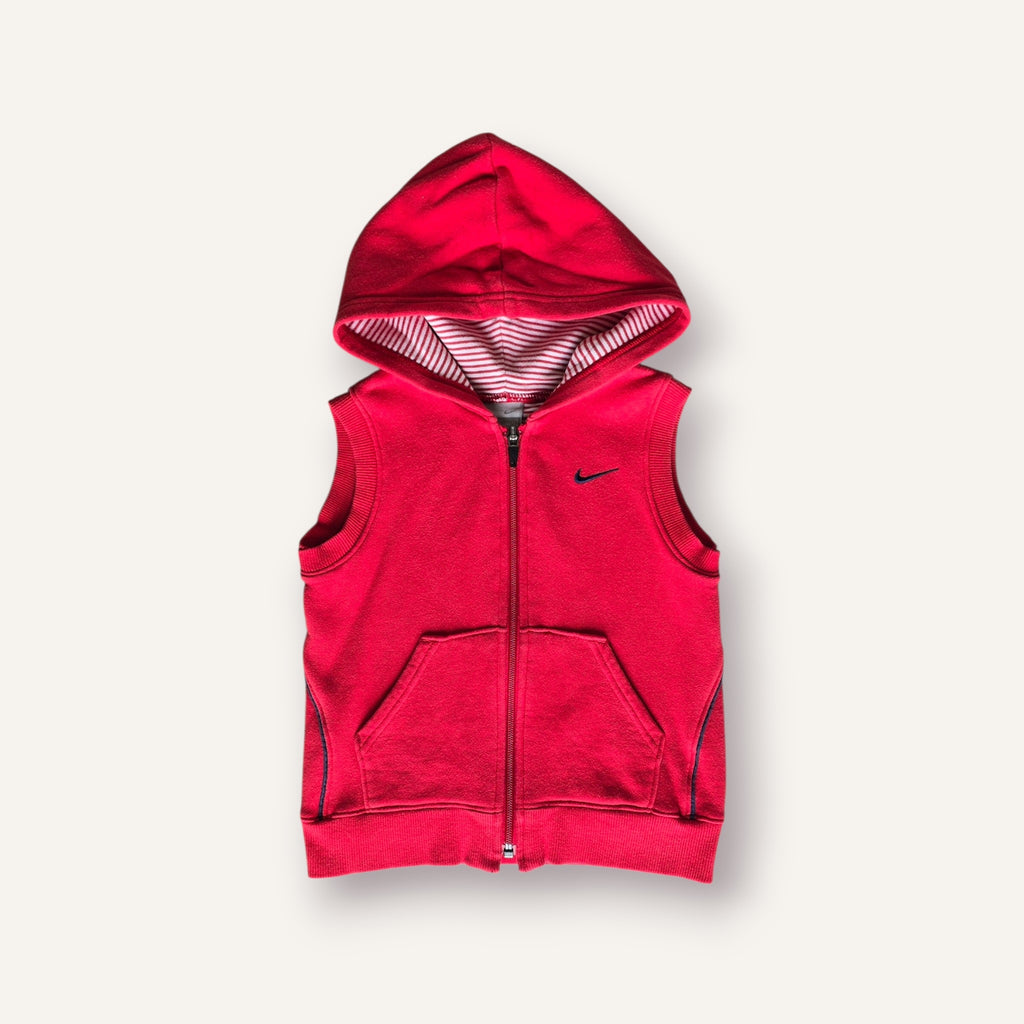 Y2K Red (Striped Hood) Nike Vest (3T)