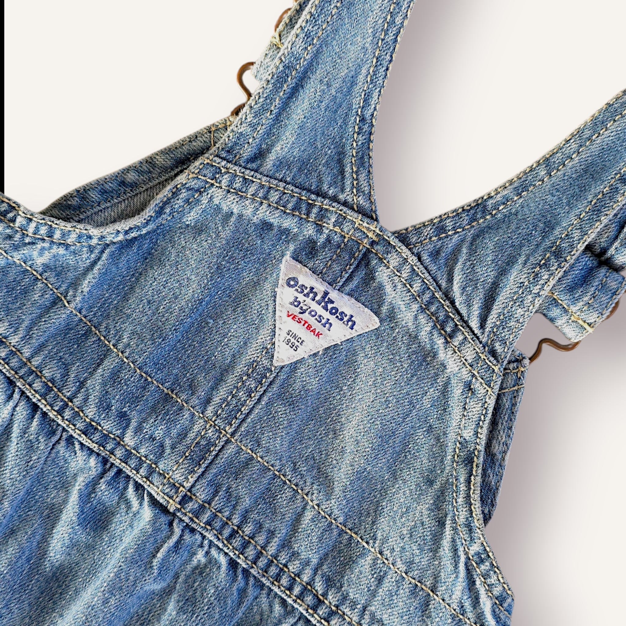 Oshkosh Denim Pinafore Dress (18M)