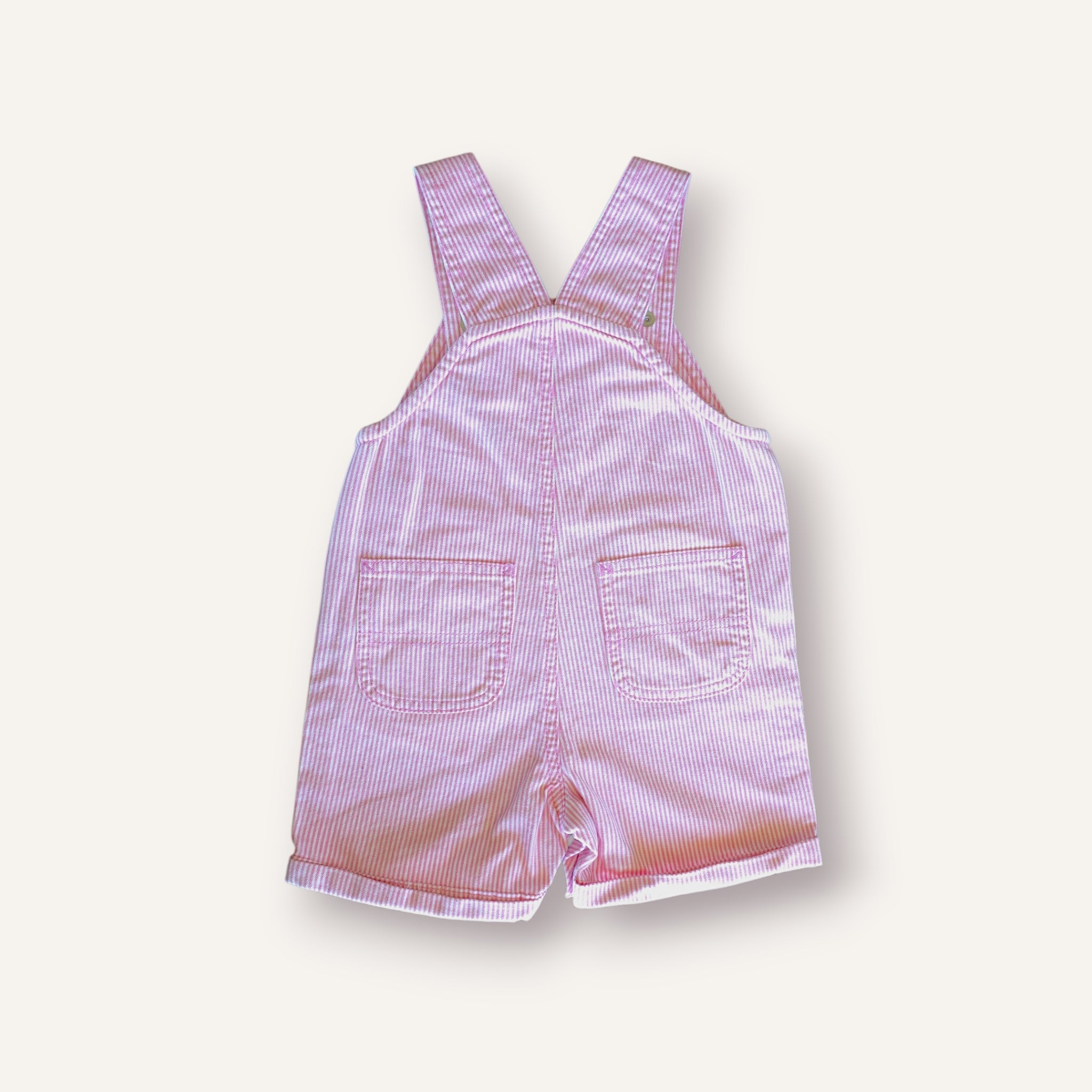 Carhartt Pink Pinstripe Shortalls (2T)