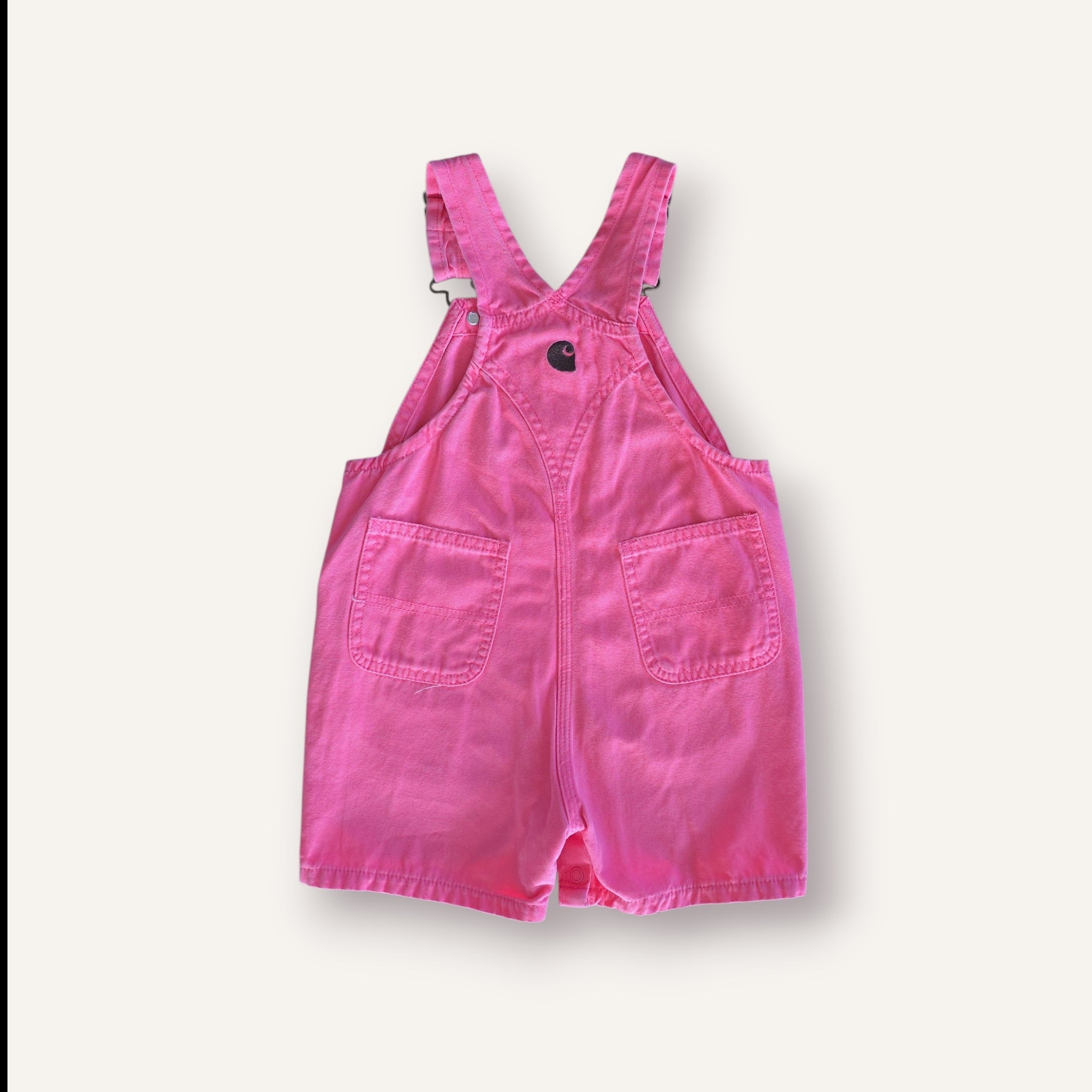 Classic Carhartt Lemonade Pink Shortalls (2T)