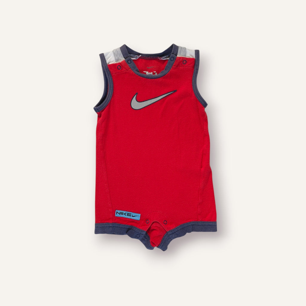 Vintage Red Nike Romper (6/12M)